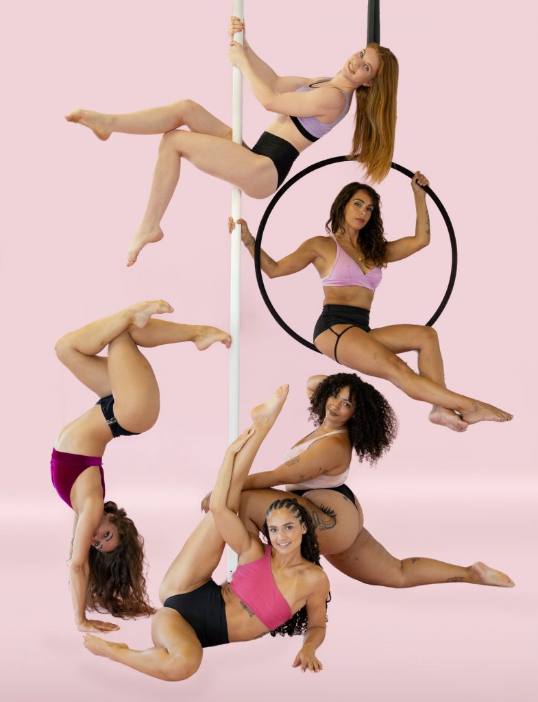 team professeur de pole dance à Montpellier et Saint-Jean-de-Védas